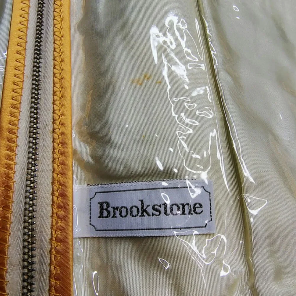 1940s Fabric Brookstone 11 Pocket Travel Lingerie Holder Organizer MOP Clasp